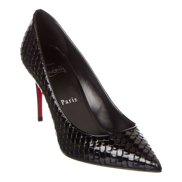 Christian Louboutin Shoes - Christian Louboutin Kate 85 Embossed Leather Pump